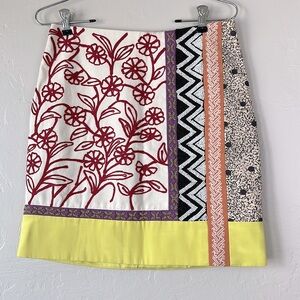 Anthropologie Beaded Boho Skirt